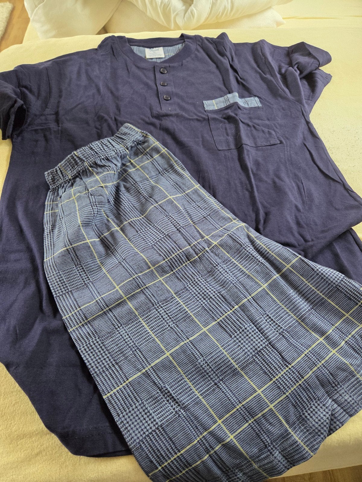 Heren pyjama met korte broek - Trend, Ophalen of Verzenden, Zo goed als nieuw, Maat 52/54 (L), Trend
