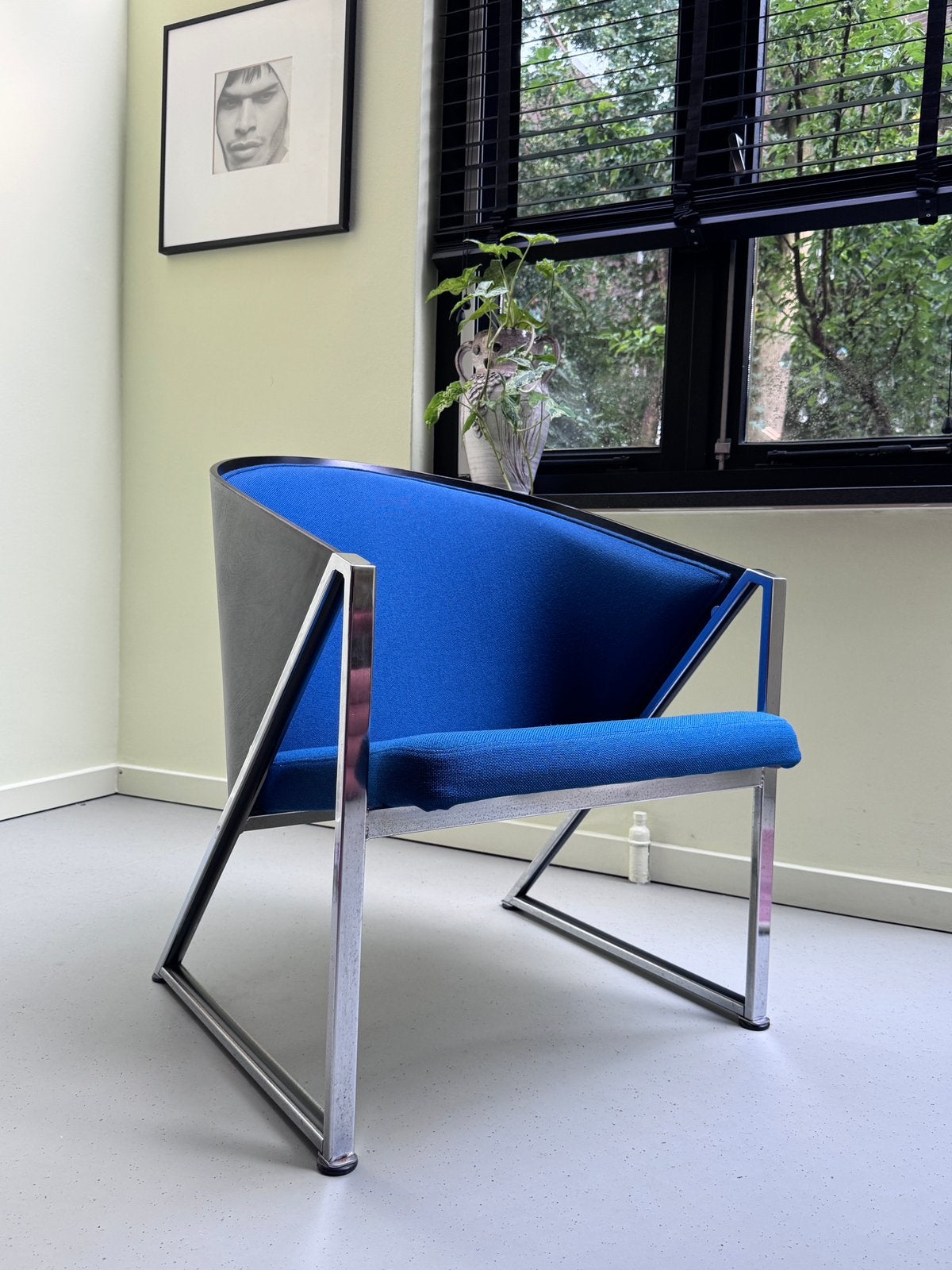 Jouko Järvisalo - Mondi Soft Chair - vintage stoel, Ophalen, Post modern scandinavisch design, Minder dan 75 cm, Zo goed als nieuw