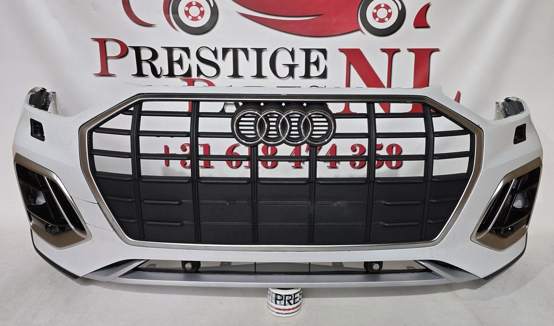 Voorbumper Audi Q5 80A Facelift Origineel Bumper 2021-2025, Gebruikt, -, Voor, Ophalen of Verzenden