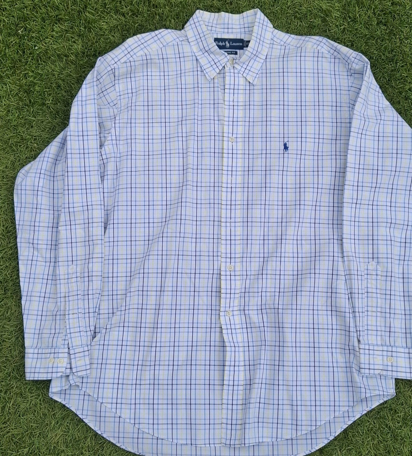 Overhemd Ralph Lauren, Ophalen of Verzenden, Zo goed als nieuw, Blauw, Ralph Lauren
