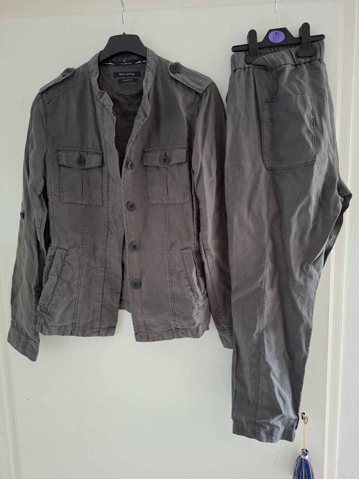 Marc O'Polo Linnen Set: Jas en Broek - Maat 40, Kleding | Dames, Maat 38/40 (M), Ophalen of Verzenden, Marc O'Polo, Gedragen
