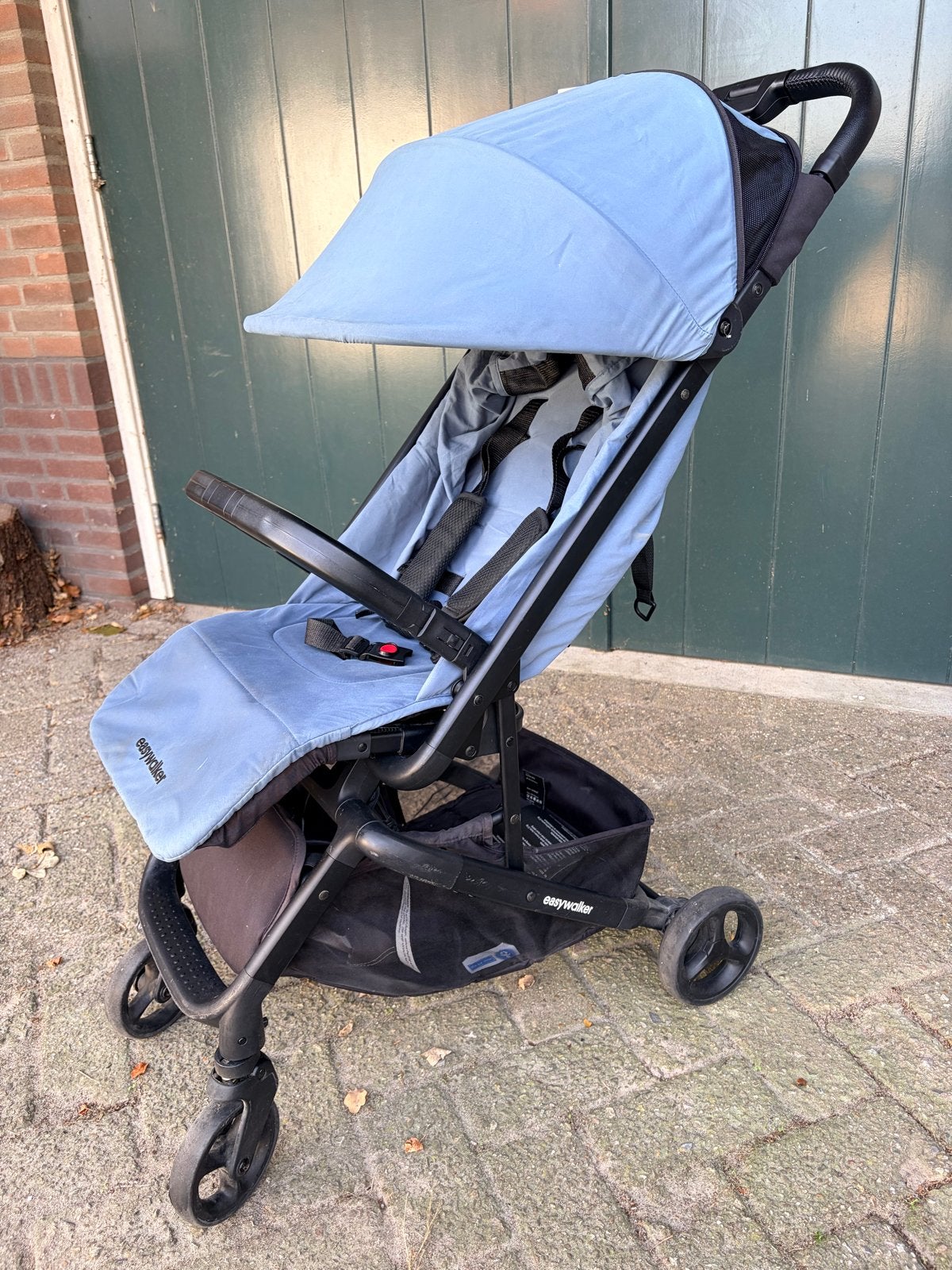 Easywalker Miley blauw gebruikte inklapbare kinderbuggy, Kinderen en Baby's, Ophalen, Gebruikt, Overige merken