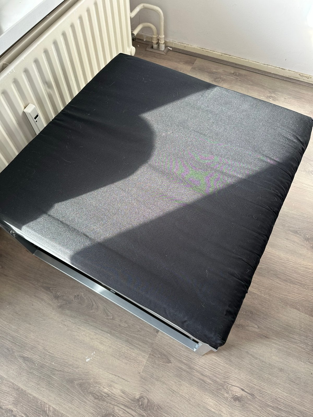 Two foldable bed Opvouwbaar logeerbed, Ophalen, Gebruikt, Zwart, 190 cm of minder