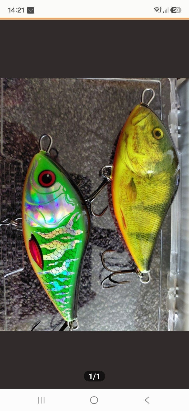 Salmo Slider kunstaas set - 2 stuks, Watersport en Boten, Ophalen of Verzenden, Nieuw