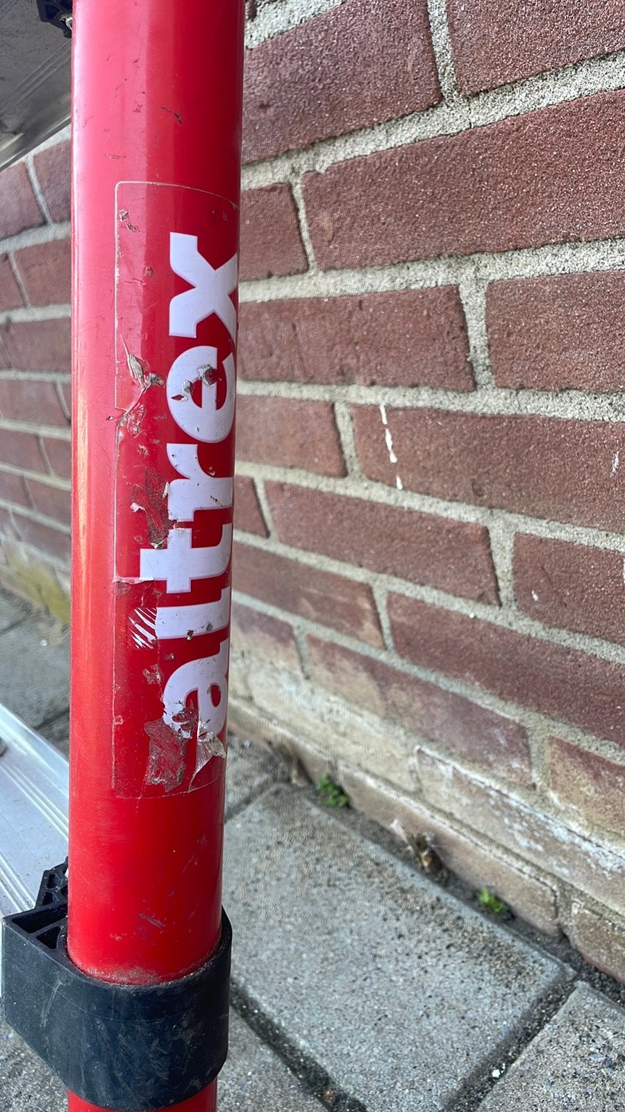 Altrex ladder  1 x 14 altrex als nieuw nog, Doe-het-zelf en Verbouw, Ladders en Trappen, Ophalen, Zo goed als nieuw, Ladder, Opvouwbaar of Inschuifbaar