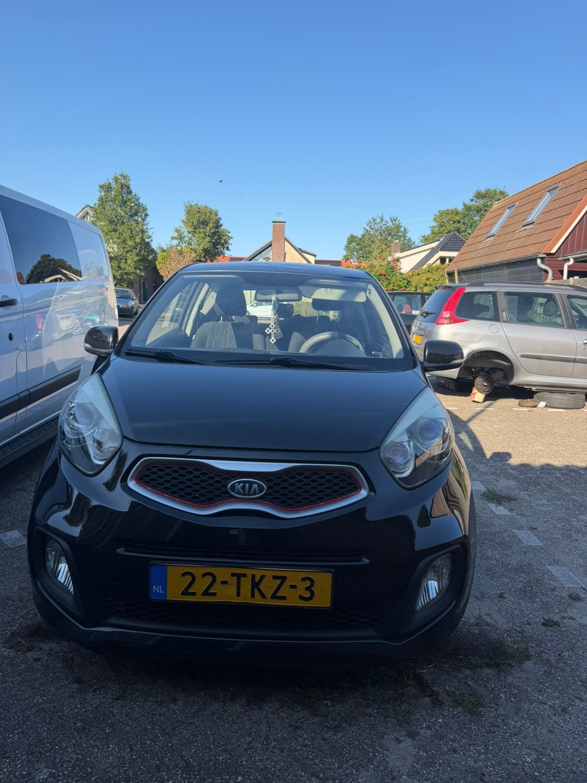 Kia Picanto 1.0 Cvvt 3-DRS 2012 Zwart, Voorwielaandrijving, 400 kg, Origineel Nederlands, Bedrijf