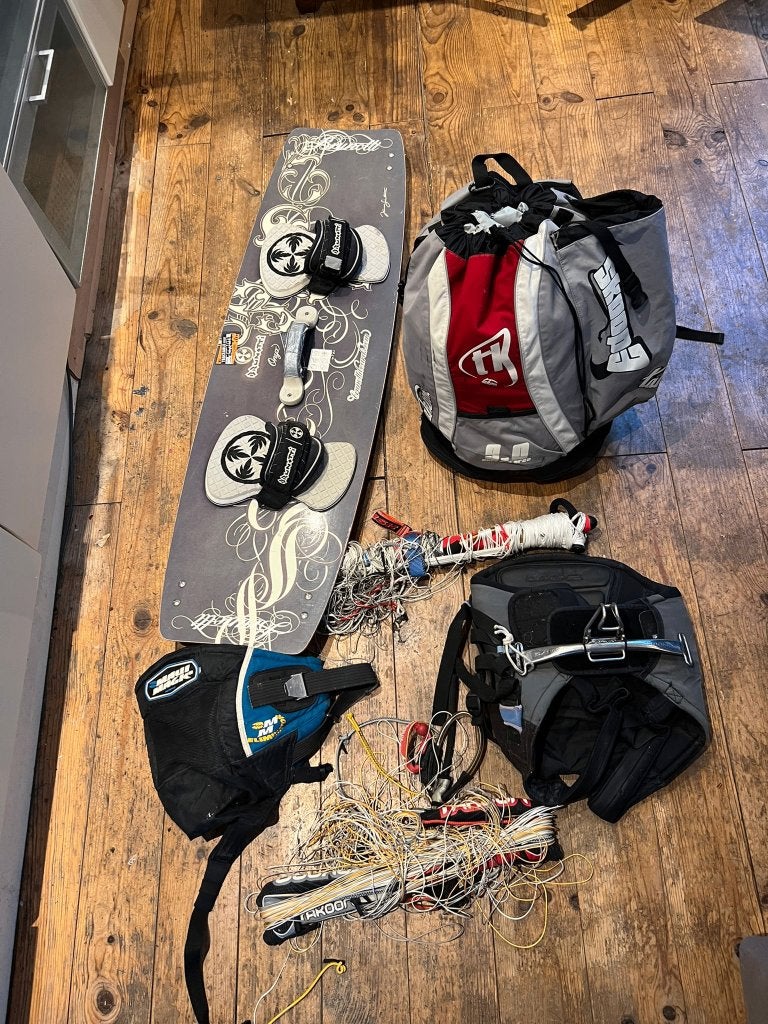 Kitesurf set!, Ophalen, Gebruikt, Kitesurf-set, Twintip