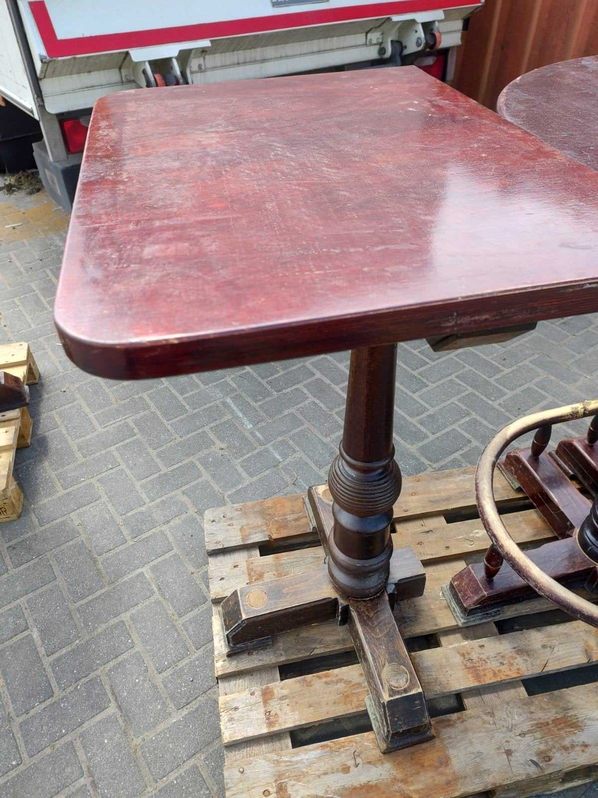 statafel  sidetafel sidetable mancave tafel, Ophalen, Gebruikt
