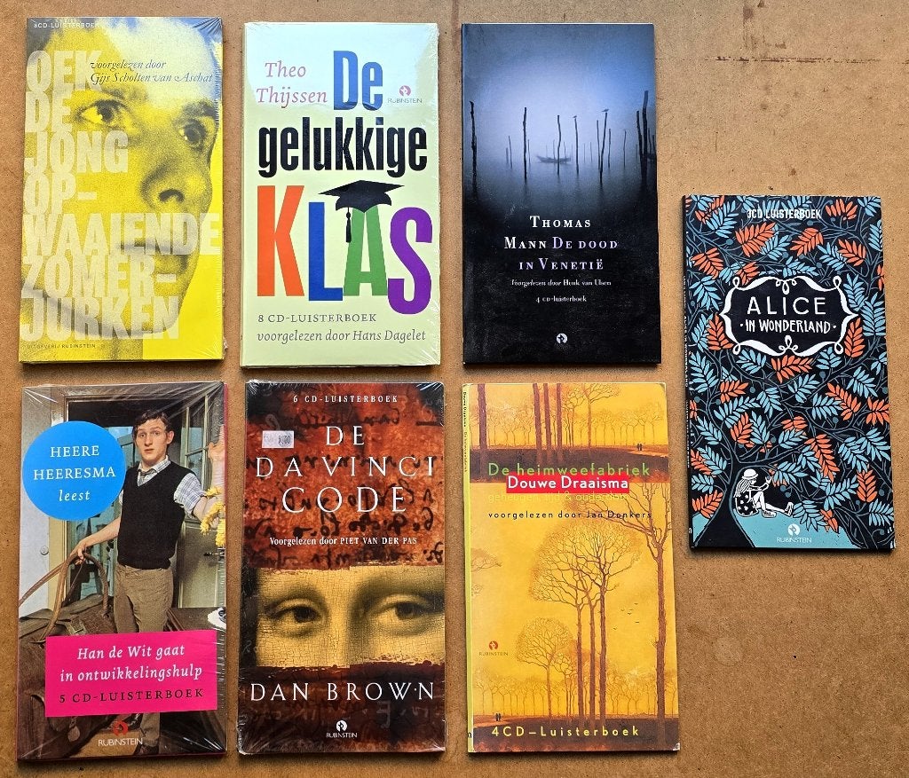 Assortiment van 11 luisterboeken voor volwassenen, Ophalen of Verzenden, Cd, Volwassene