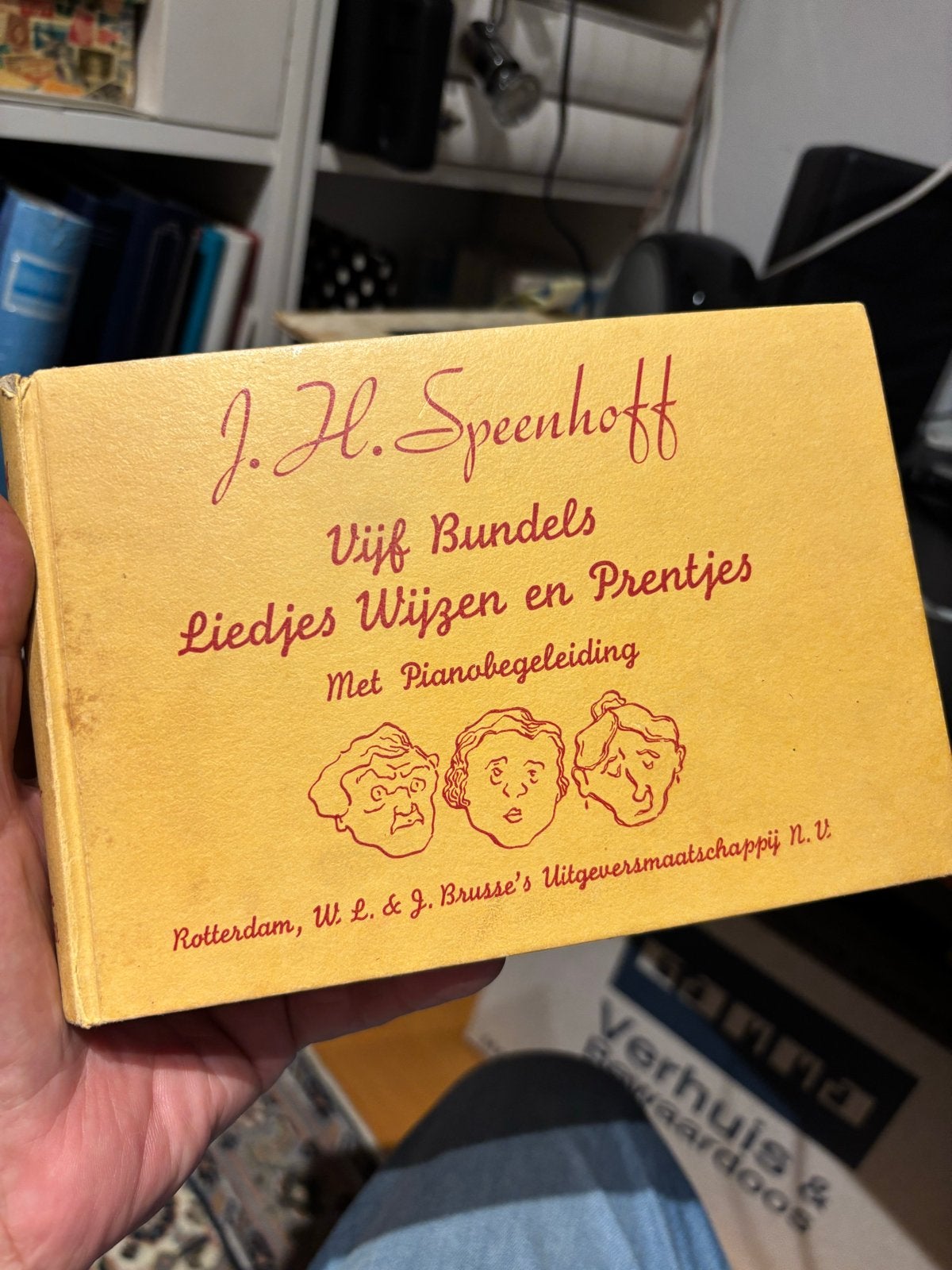 J.H. Speenhoff - Vijf Bundels Liedjes, Wijzen en Prentjes, Ophalen of Verzenden, Gelezen, Algemeen
