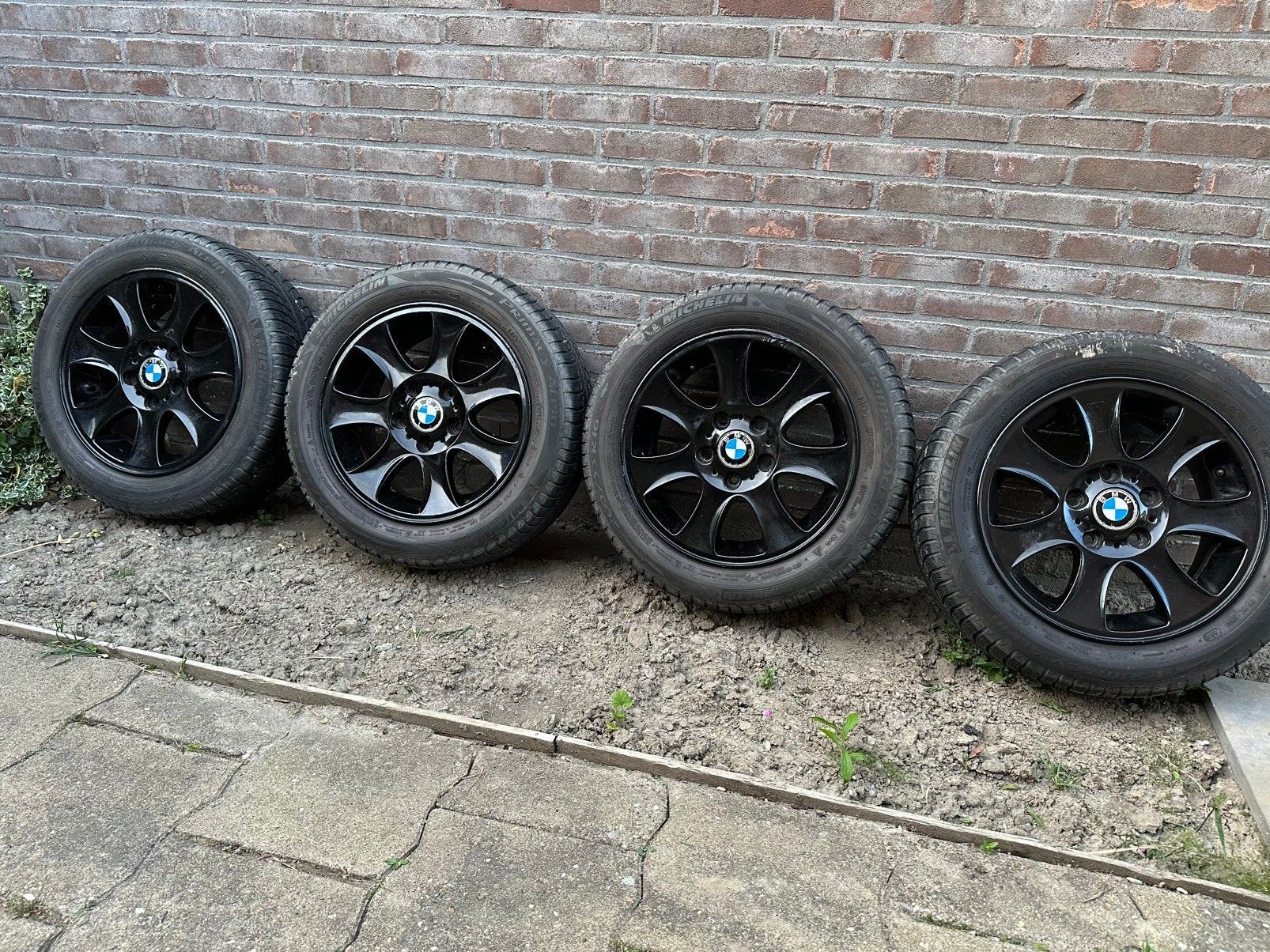 BMW Style 151 Winterset Michelin 205/55/R16 M+S voor 1 serie, Auto-onderdelen, Ophalen, Gebruikt, Velg(en), 16 inch