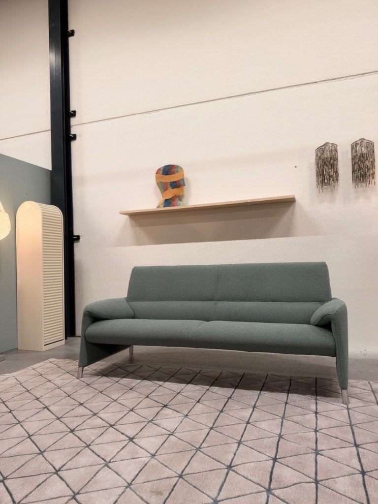 Nieuw Leolux Felizia Bank 3 zits blauw stof 210