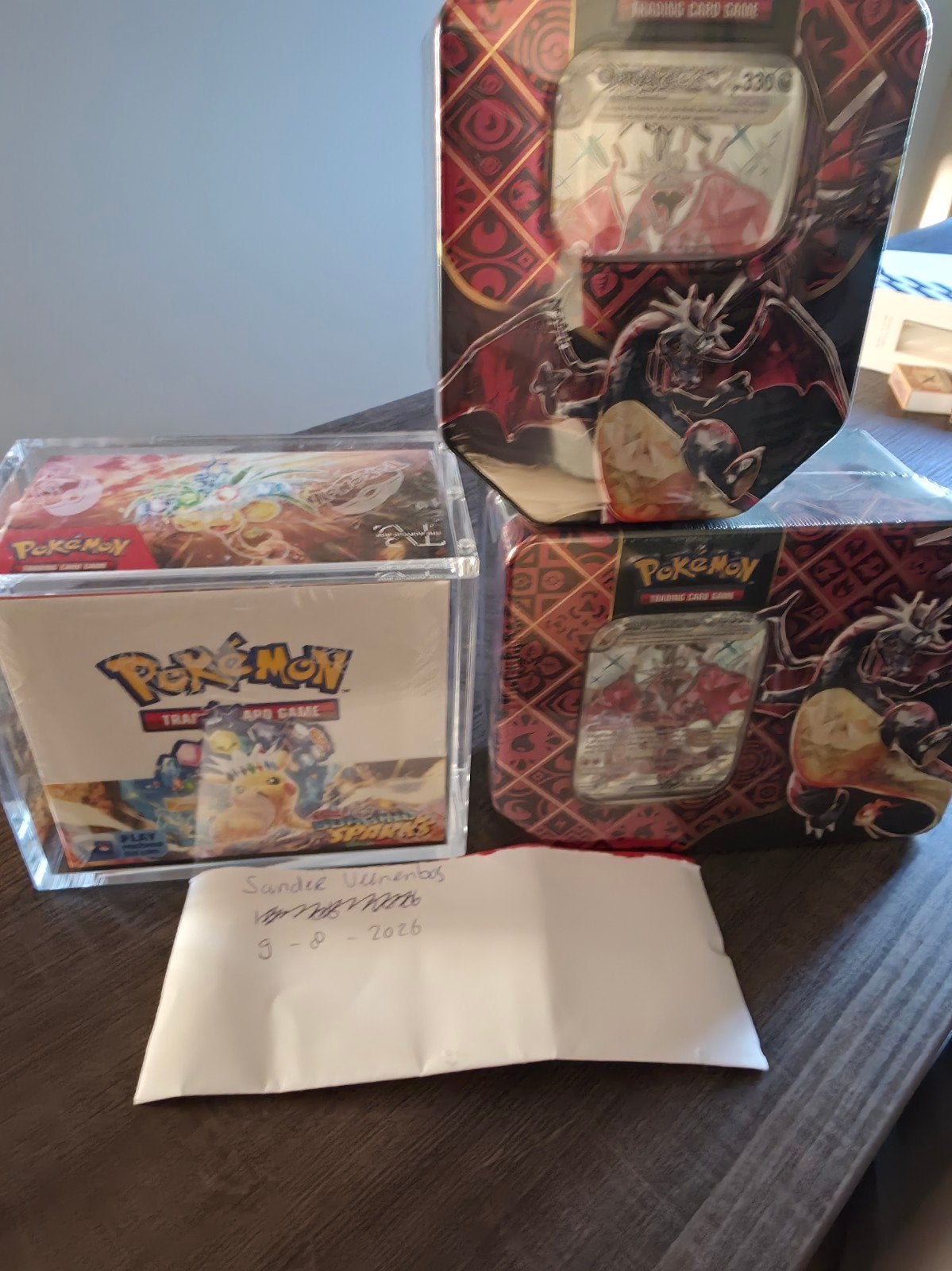 sealed pokemon booster box & tins, Ophalen, Nieuw, Boosterbox