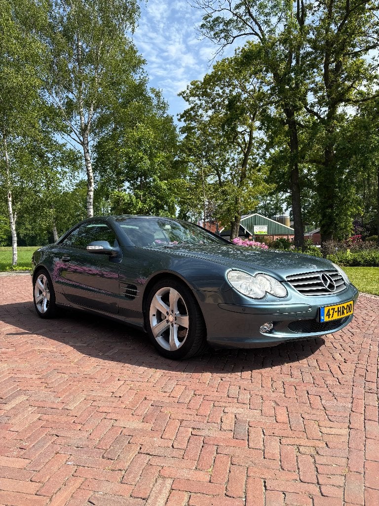 Mercedes-Benz SL 5.0 Sl500 Roadster AUT 2001 Blauw, Auto's, Mercedes-Benz, Automaat, Achterwielaandrijving, 8 cilinders, Cabriolet