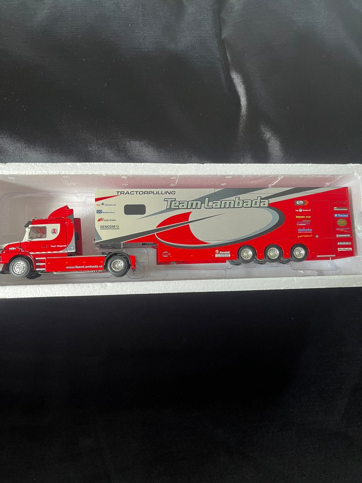 Scania 3 Torpedo Streamline 4x2+Box Trailer Team Lambada!!, Ophalen of Verzenden, Nieuw, Bus of Vrachtwagen, Wsi