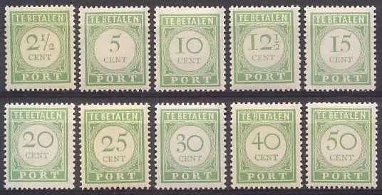 Curacao Port 21/30 ongebruikt 1915, Postzegels en Munten, Postzegels | Nederlandse Antillen en Aruba, Ophalen of Verzenden, Postfris