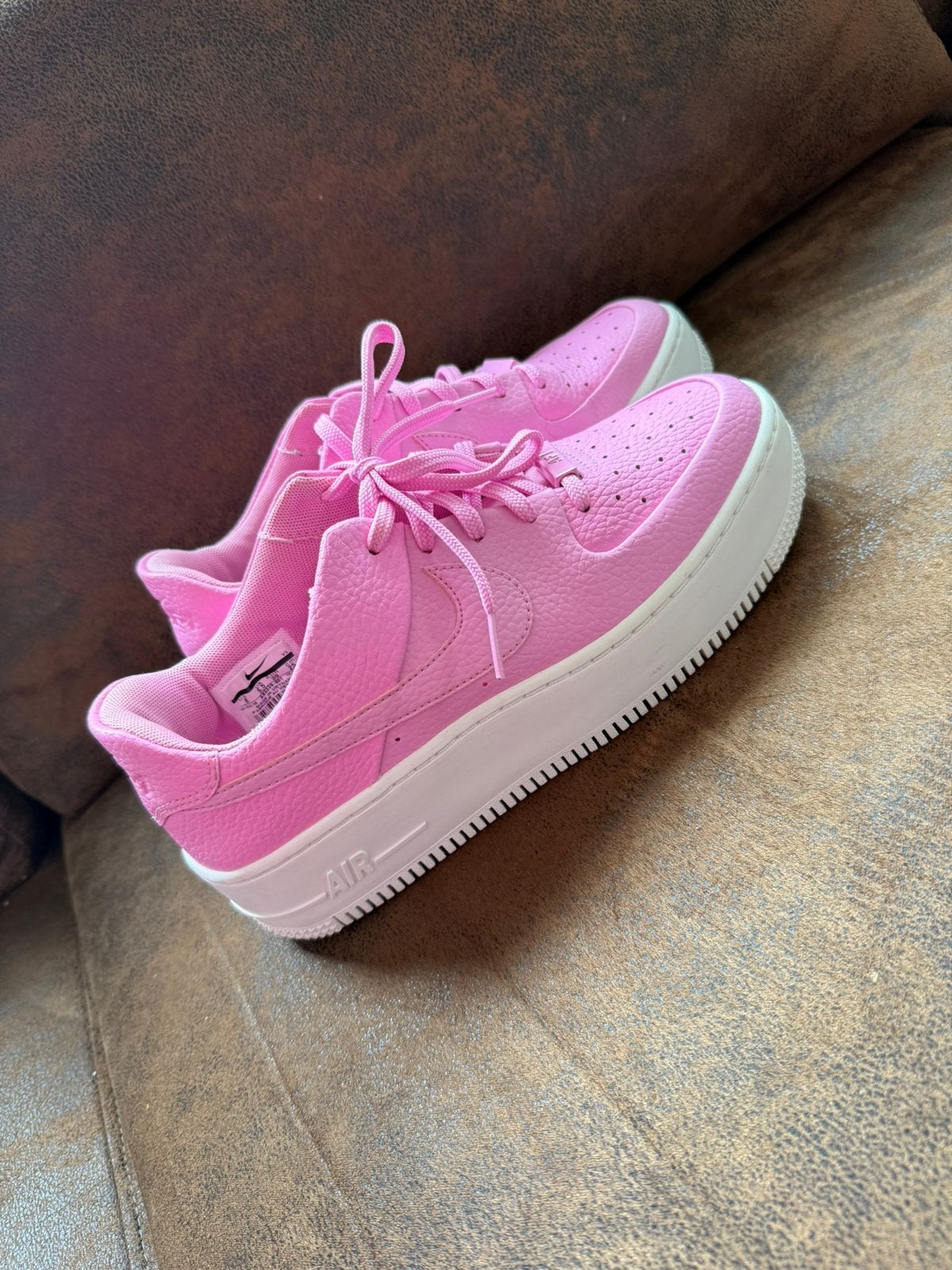 Nike air force roze, Ophalen of Verzenden, Roze, Sneakers of Gympen, Zo goed als nieuw