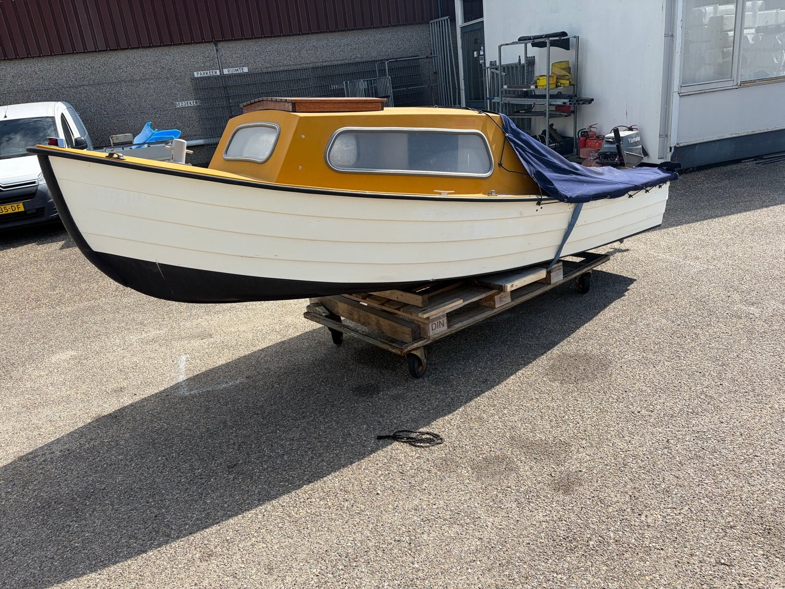 Compacte Kajuitboot met Yamaha Buitenboordmotor, Watersport en Boten, Kajuitzeilboten en Zeiljachten, Overige merken, Gebruikt