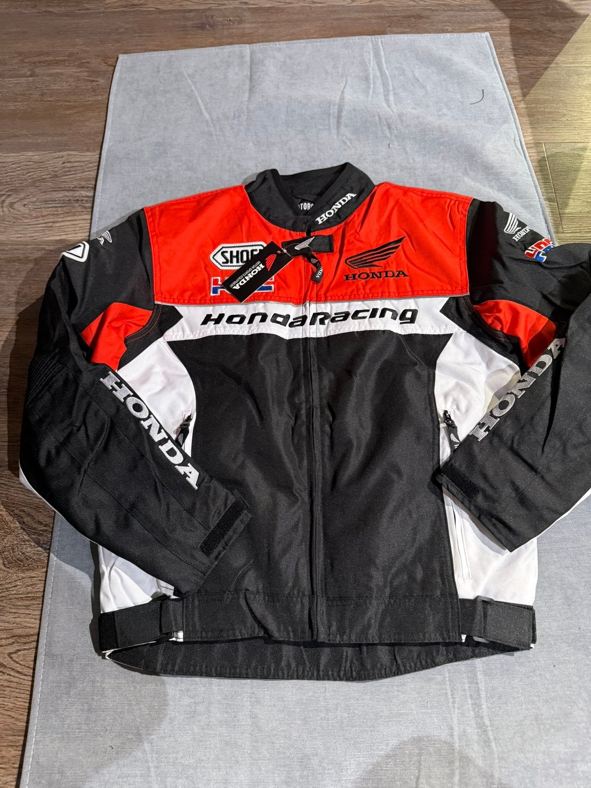 Honda Racing Motorjas (Maat L) Vintage, Motoren, Ophalen of Verzenden, Tweedehands, Dames, Jas | textiel