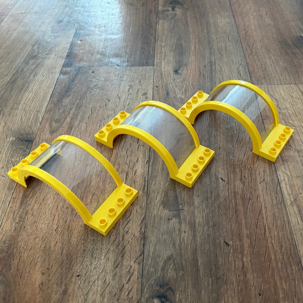 3 LEGO DUPLO 'dakramen', Ophalen of Verzenden, Gebruikt, Losse stenen, Duplo