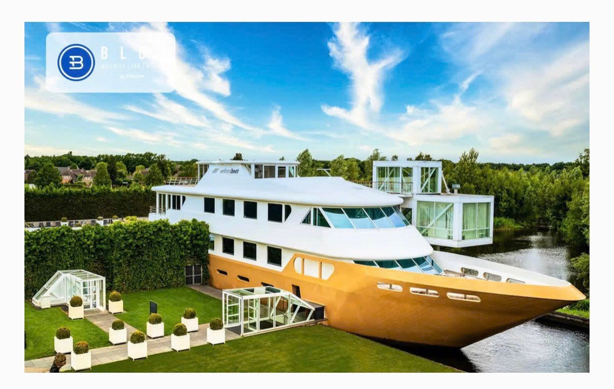 BLUE Wellnessboot Mill, Twee personen, 1 overnachting