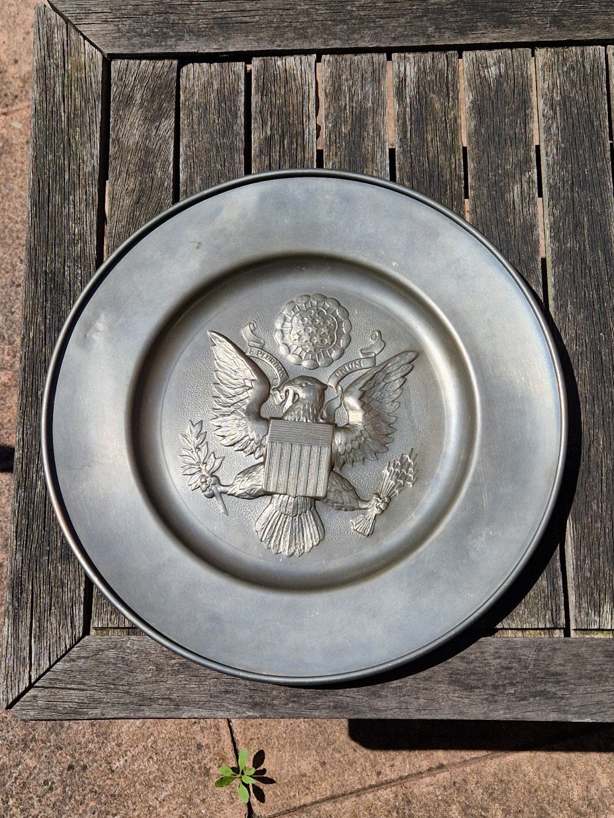 Herinneringsbord 200 jaar USA- KMD Made in Holland, Ophalen of Verzenden