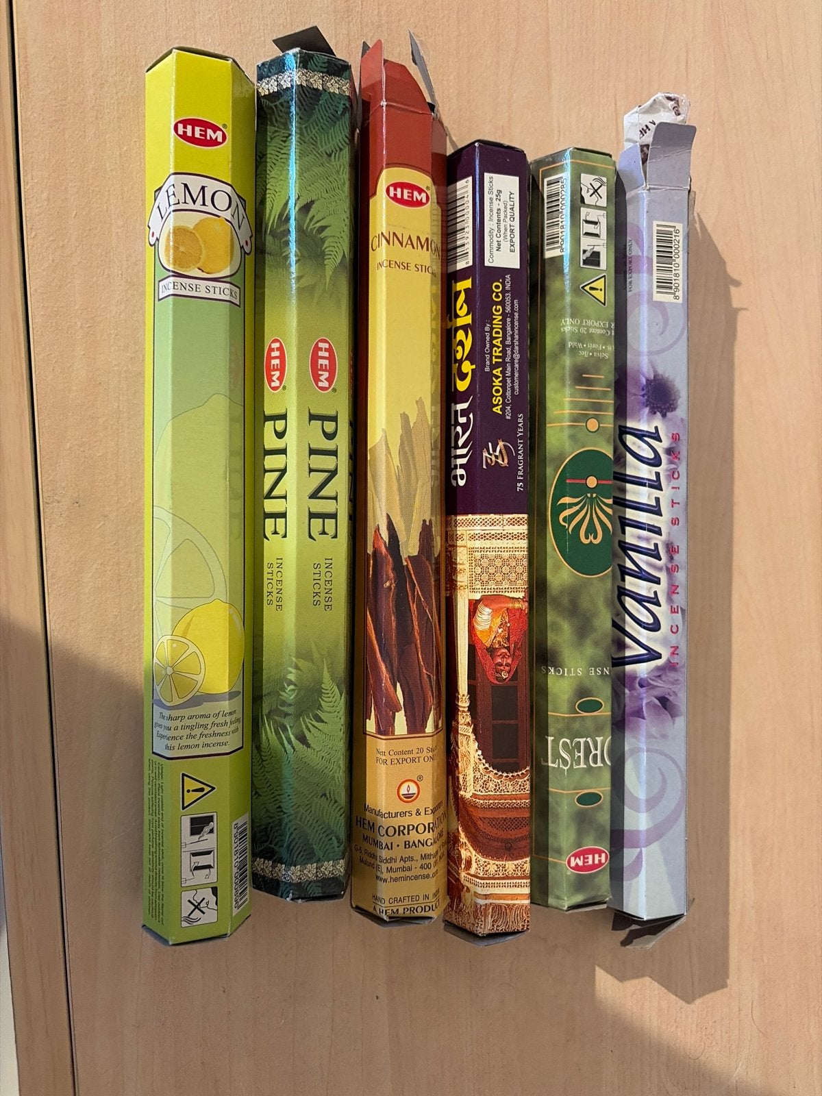 Wierookstokjes - Diverse Geuren, Huis en Inrichting, Woonaccessoires | Overige, Ophalen, Hout, Meerkleurig, Nieuw