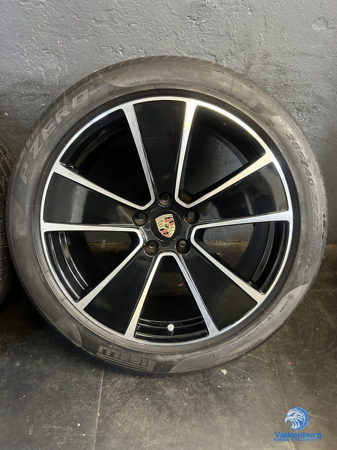 7mm! Originele Porsche Cayenne Coupe 9Y 21 inch zwarte velge, Gebruikt, -, 285 mm, -
