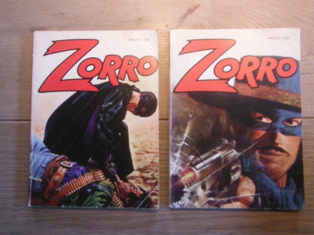 Zorro. Nr 8 en Nr 9., Meerdere stripboeken, Ophalen of Verzenden, Gelezen