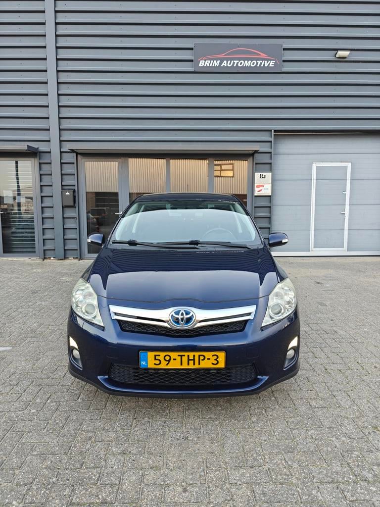 Toyota Auris 1.8 Full Hybrid 5DR CVT 2012 Blauw, Auto's, Euro 5, Stof, Zwart, 4 cilinders