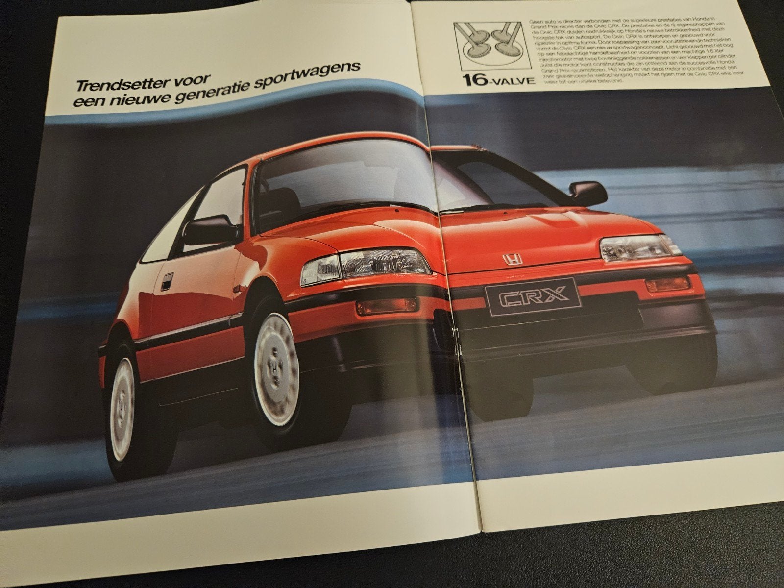 Brochure Honda Civic CRX 1988, Ophalen of Verzenden, Zo goed als nieuw, Honda