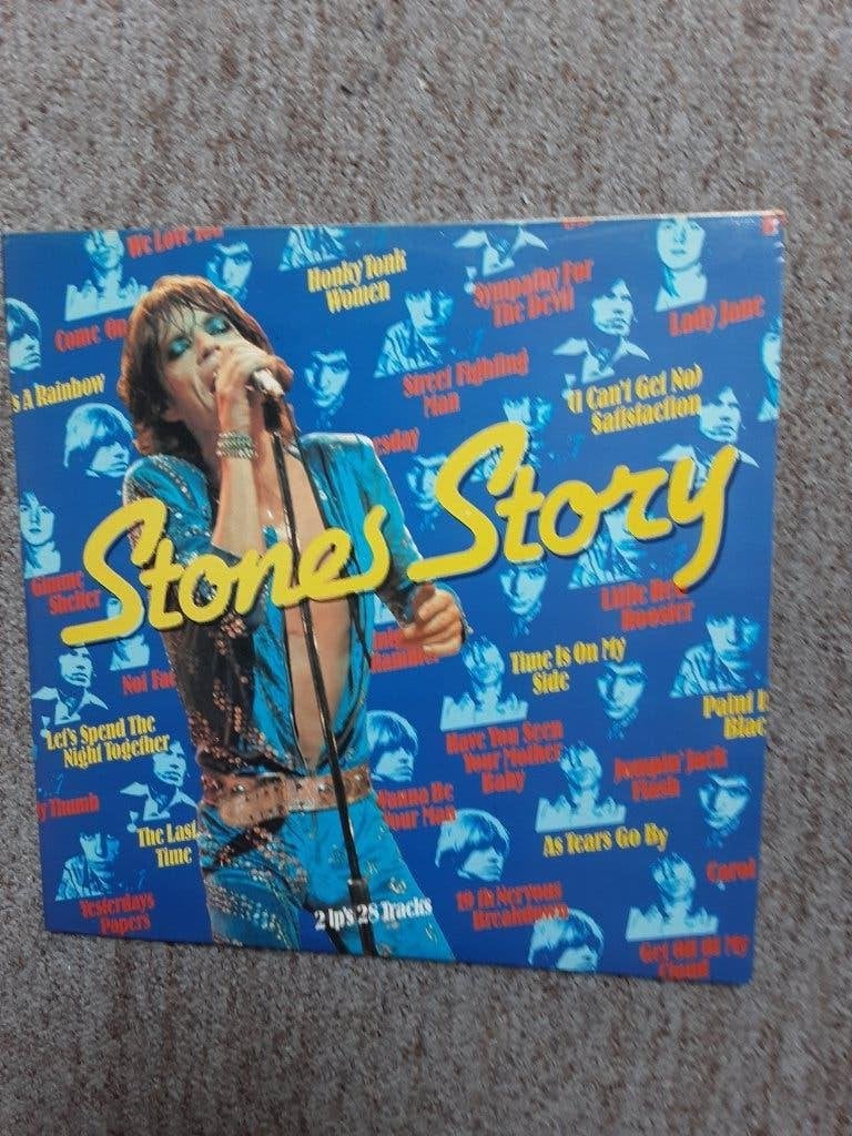 vinyl dubbel lp Rolling Stones stones story, Cd's en Dvd's, Vinyl | Rock, Gebruikt, Originele persing, Ophalen of Verzenden, 1970 - 1979