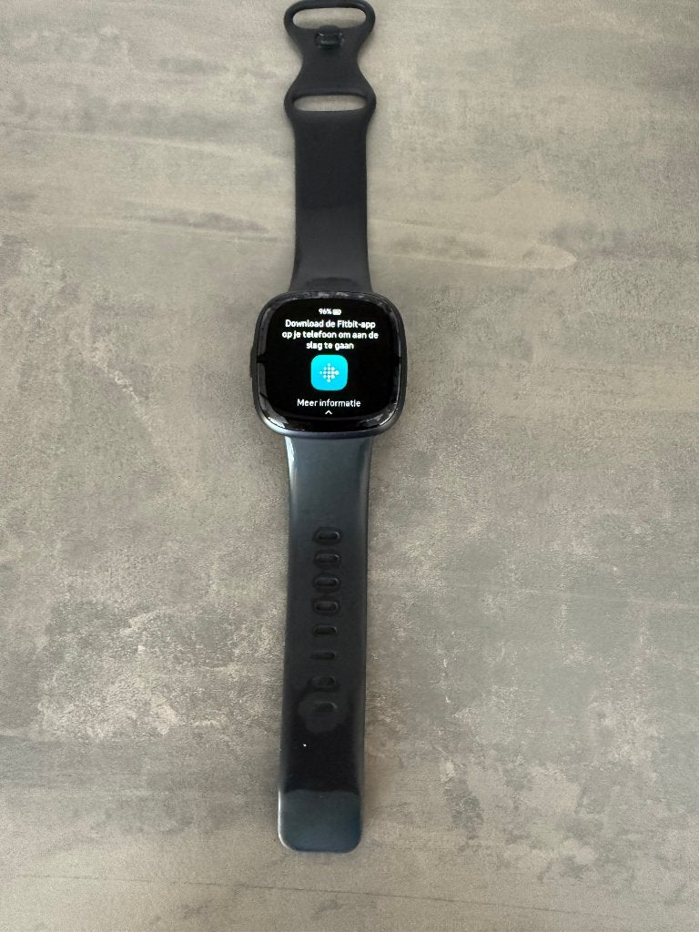 Fitbit Sense 2 Smartwatch, Gebruikt, Zwart, Ophalen of Verzenden, Fitbit