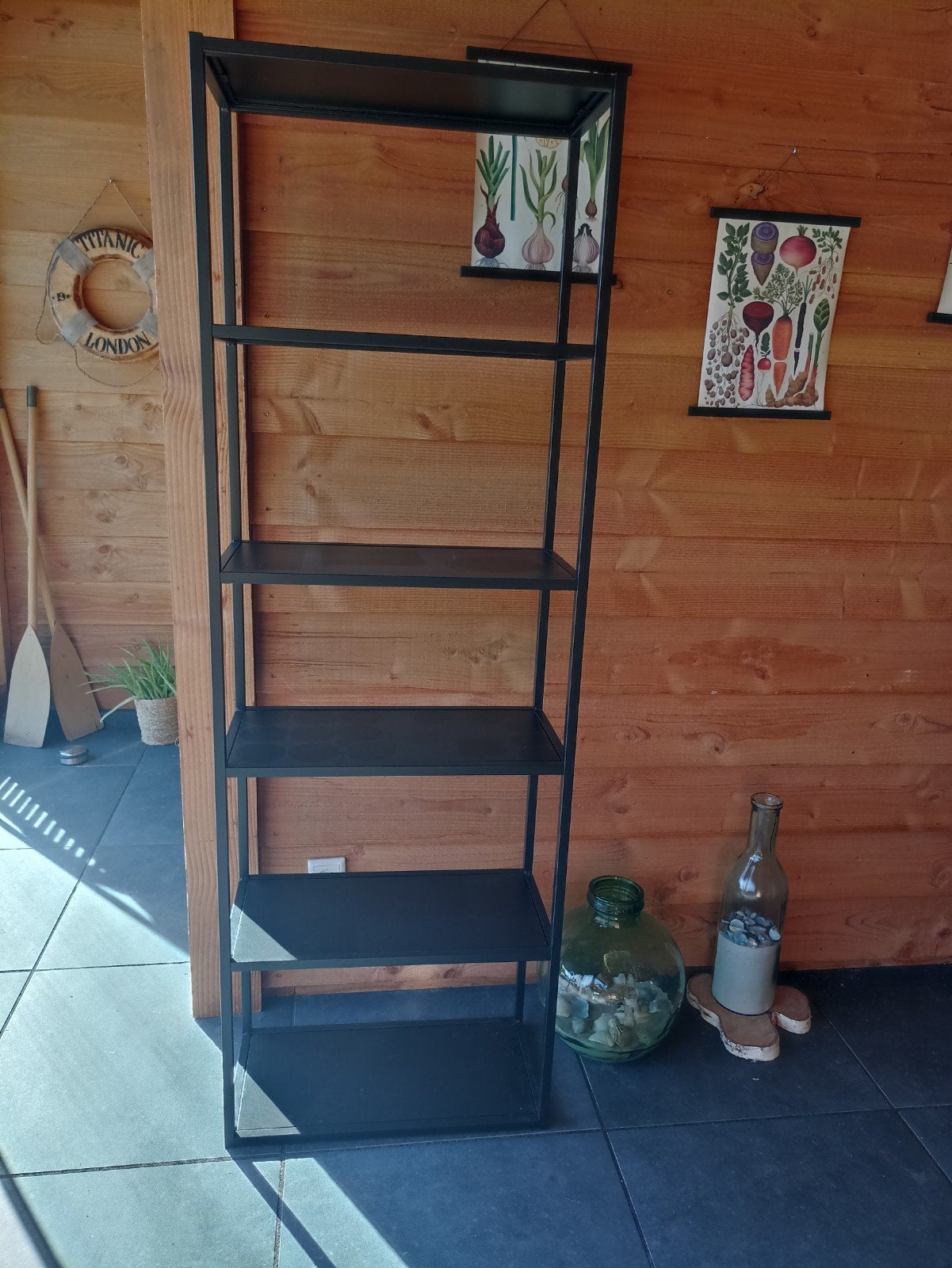 Ikea stellingkast zwart, zo goed als nieuw, Ophalen, Zo goed als nieuw