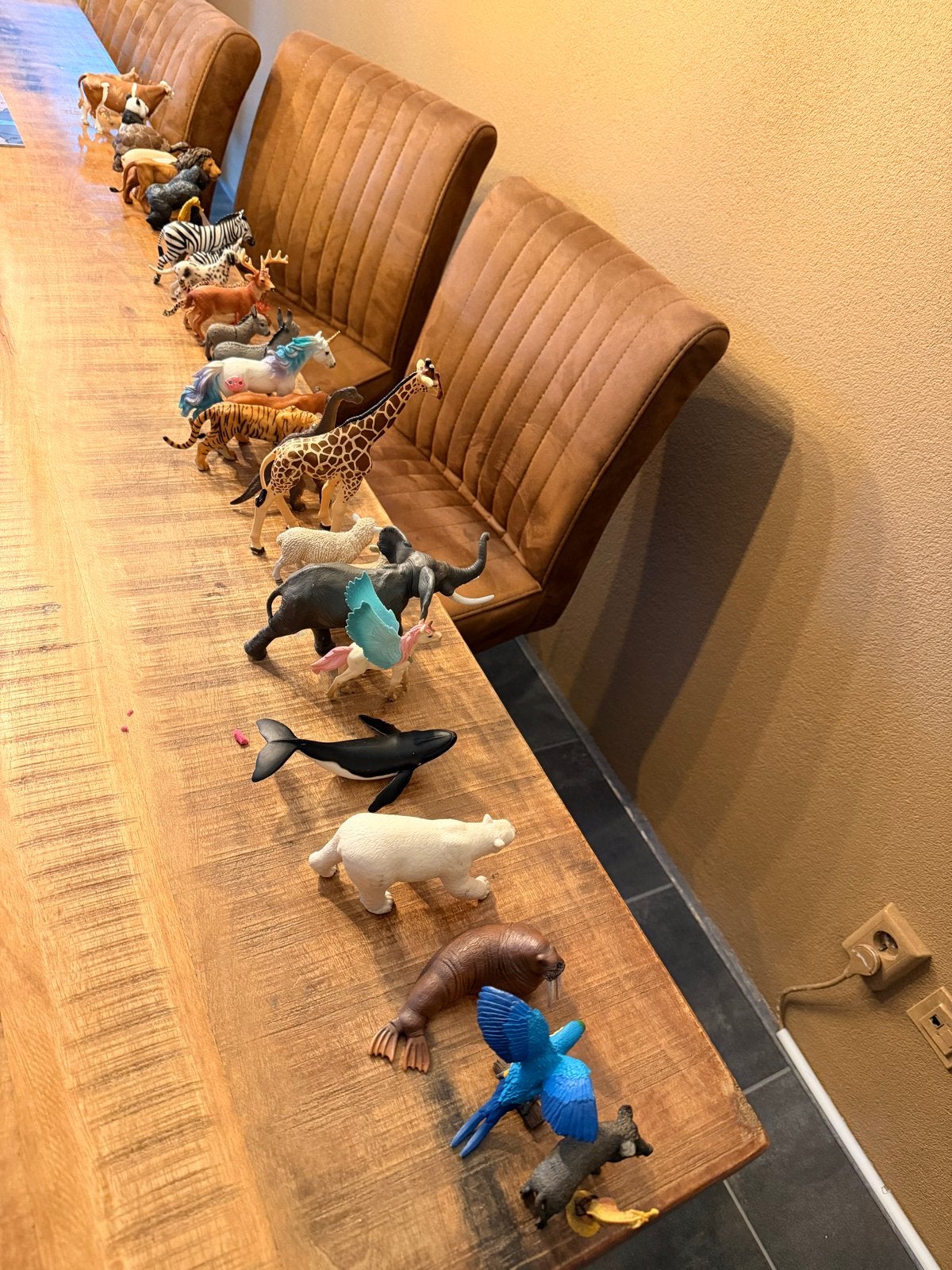 Grote collectie Papo en Schleich dieren - Zo goed als nieuw, Ophalen, Zo goed als nieuw