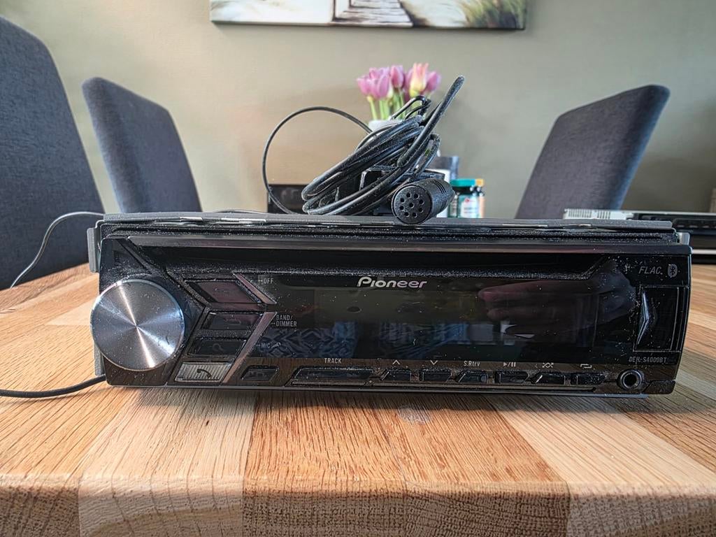 Pioneer DEH-S4000BT Autoradio met Bluetooth, Ophalen of Verzenden, Gebruikt