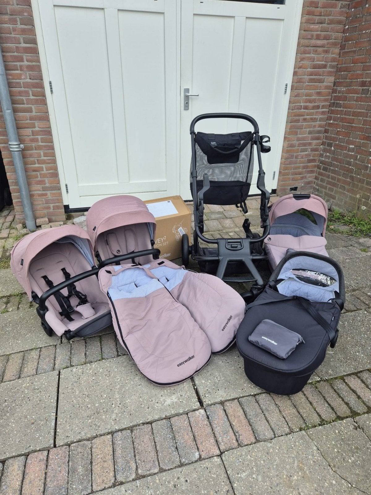 Easywalker Harvey2 tweelingwagen compleet, Ophalen