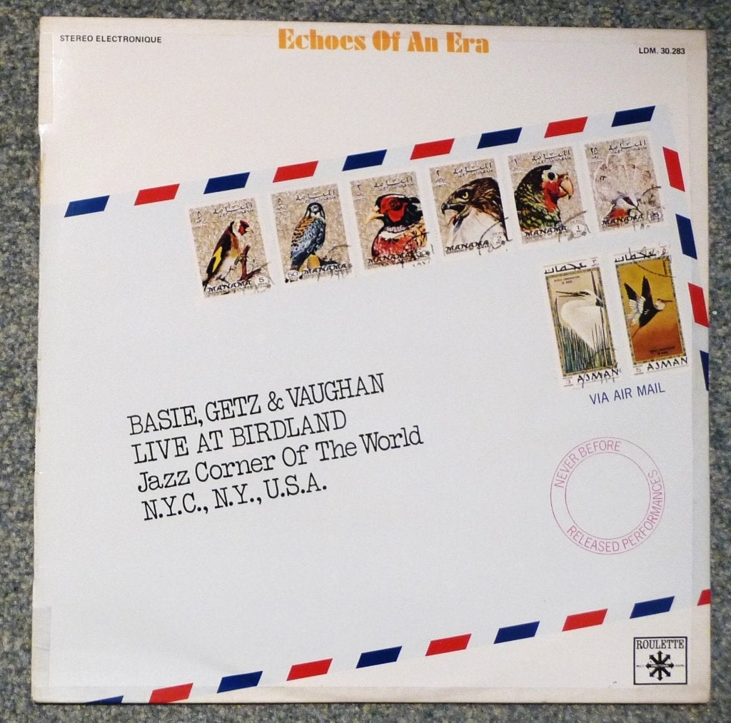 Basie, Getz & Vaughan – Live at Birdland, Ophalen of Verzenden, 12 inch, Jazz, LP