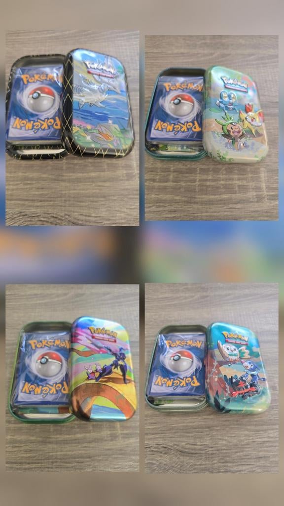tins 4x, per tin 50 mystery packs, Verzamelen, Flippo's, Ophalen of Verzenden, Losse flippo's