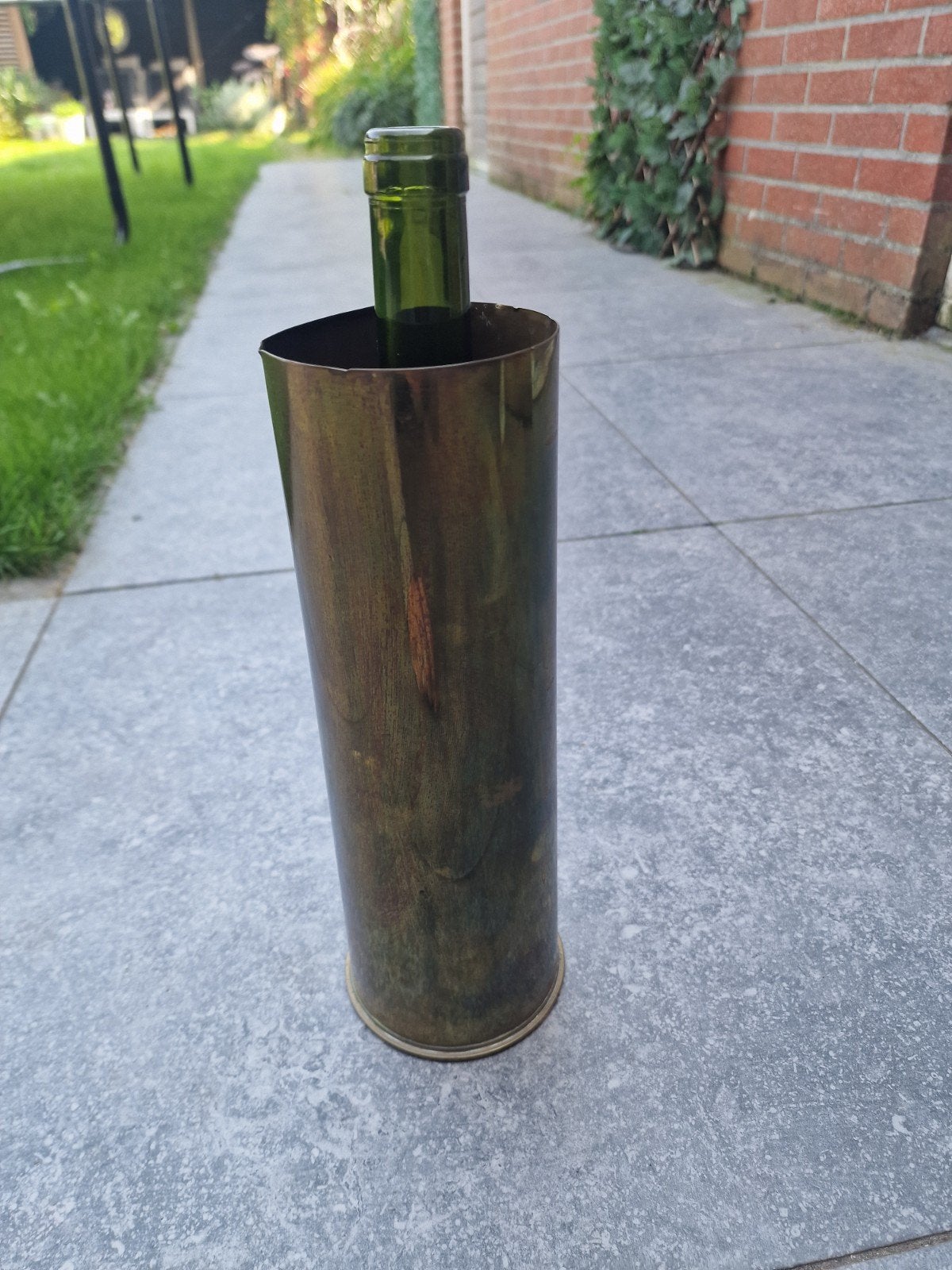 Grote artillerie granaathuls uit 1941, Verzamelen, Ophalen of Verzenden, Overige soorten, Overige gebieden, Hulzen of Bodemvondsten