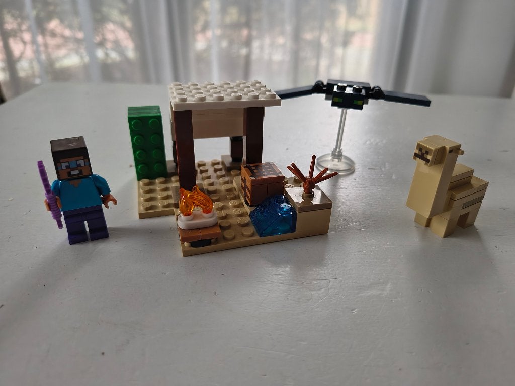 LEGO Minecraft Steve's woestijnexpeditie - 21251, Compleet, Gebruikt, Minecraft, Lego