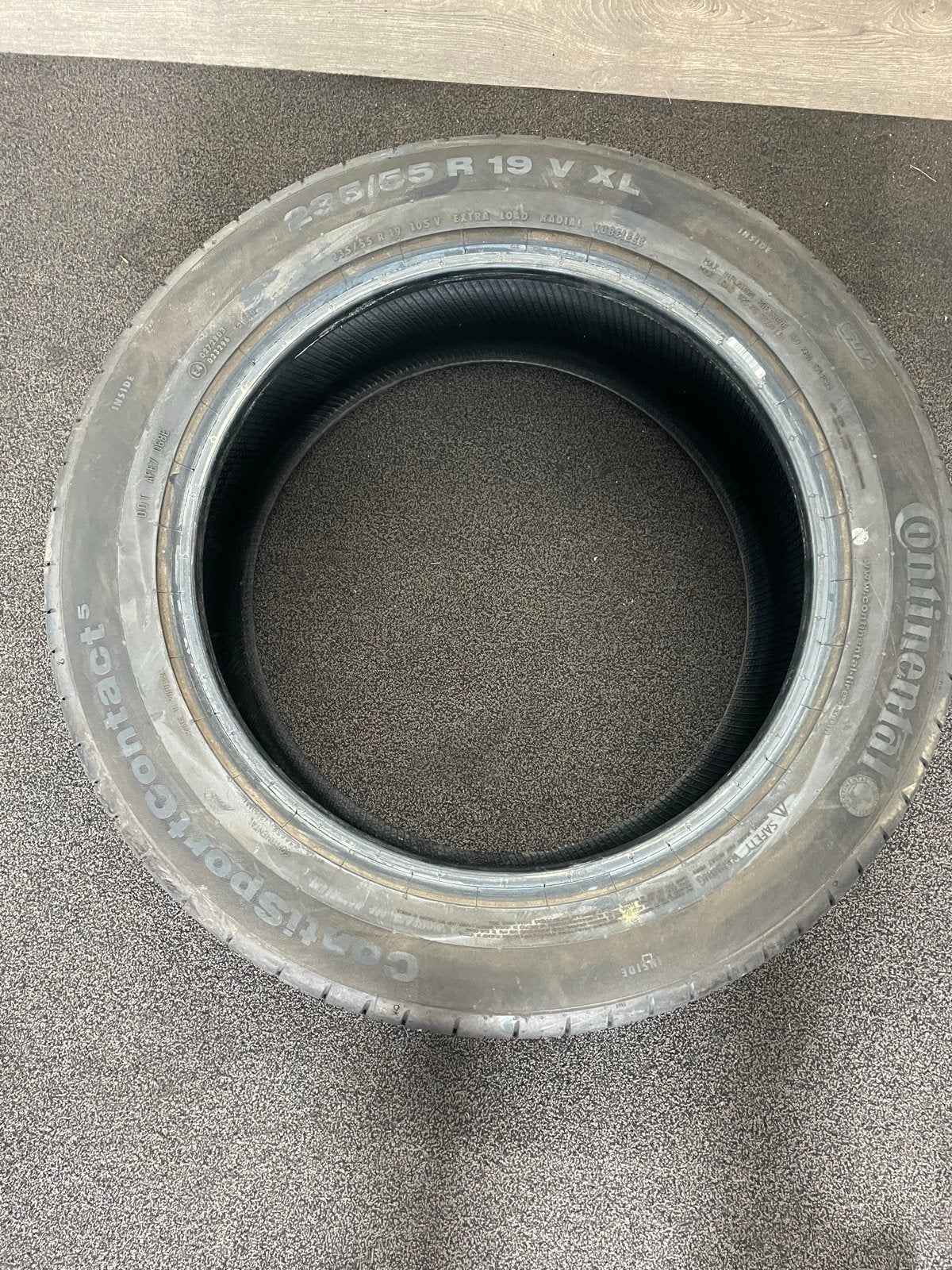 4 Continental Contisportcontact 5 banden 235/55 R19 V XL, Ophalen