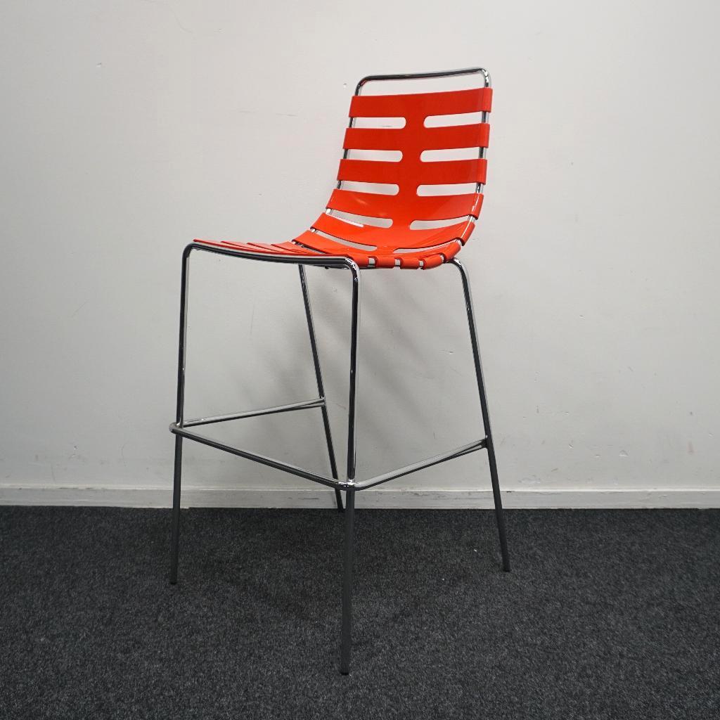 Casprini Body to Body Barkrukken | Designkruk | Rood, Huis en Inrichting, Barkrukken, -, 60 tot 90 cm, Ophalen of Verzenden, -