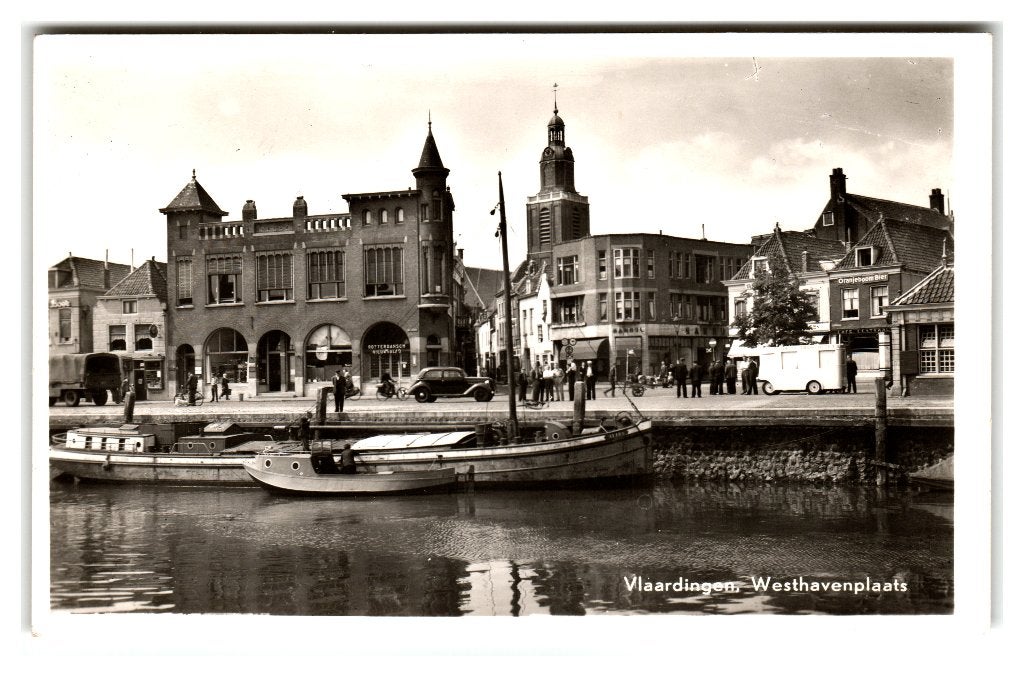 Vlaardingen, Westhavenplaats, Verzenden, 1940 tot 1960, Ongelopen, Zuid-Holland