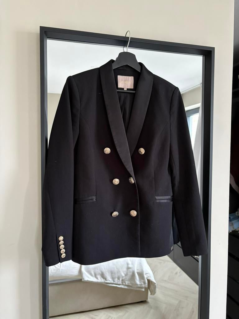 Josh v Bodiene blazer zwart met gouden knopen maat m!, Ophalen of Verzenden, Maat 38/40 (M), Zwart, Jasje