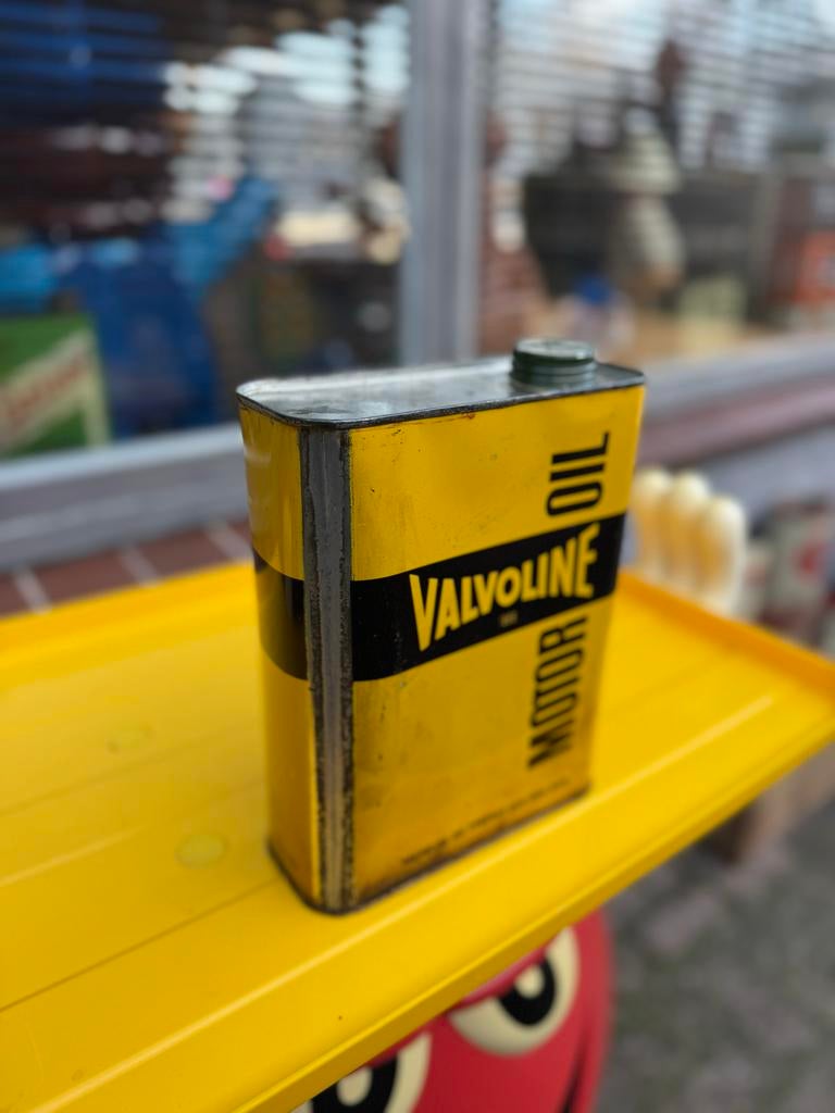 Vintage Valvoline Motor Olie Blik - Decoratief Item, Ophalen