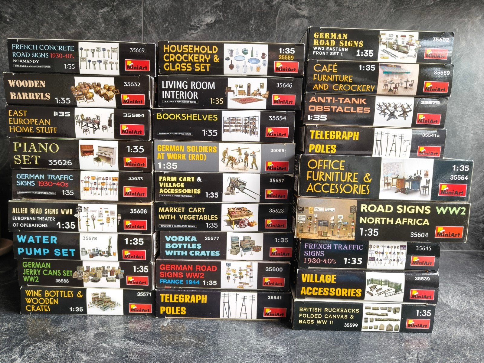 MiniArt 1:35 Diorama en Figuur Accessoires (Diverse Sets), Ophalen of Verzenden, Nieuw, 1:35 tot 1:50, Figuur of Figuren