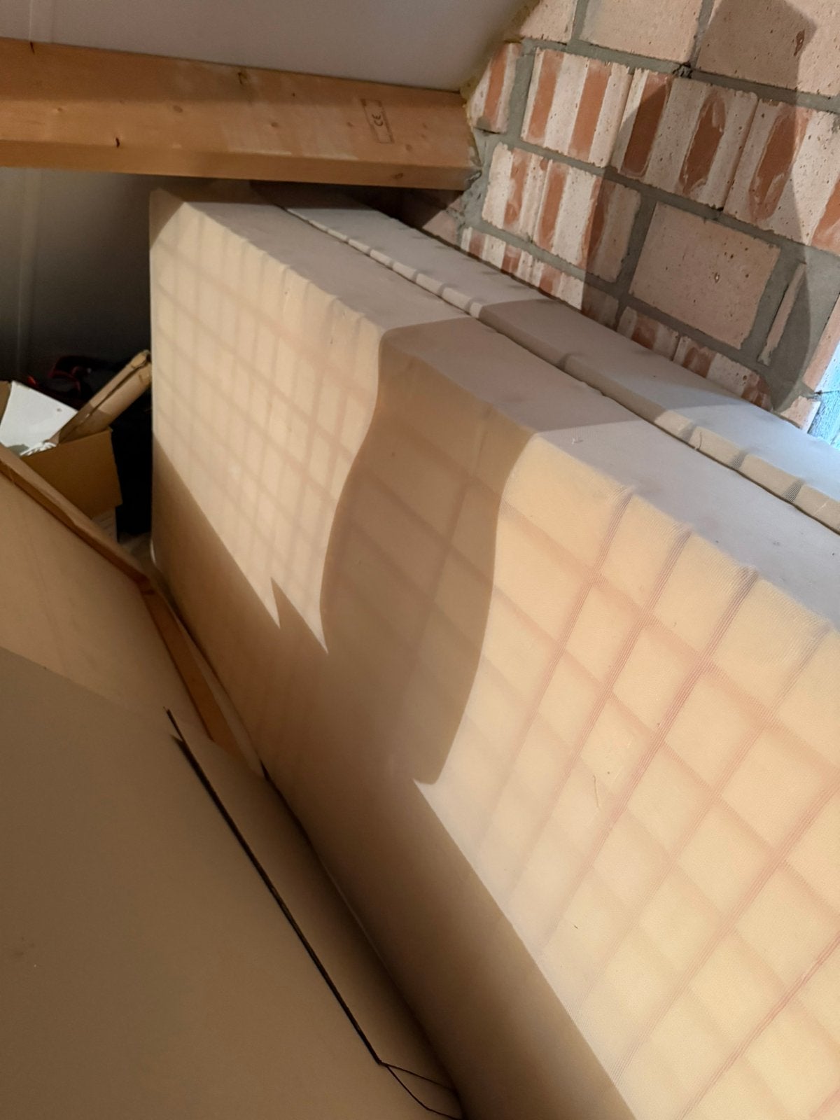 Gratis 2 boxspring schuim matrassen 90x210, Ophalen, Zo goed als nieuw, Tweepersoons