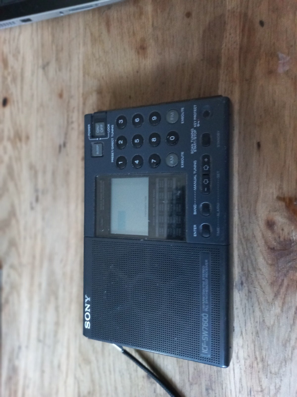 Sony ICF-SW7600 Wereldontvanger - Draagbare Radio, Ophalen of Verzenden, Gebruikt, Wereldontvanger