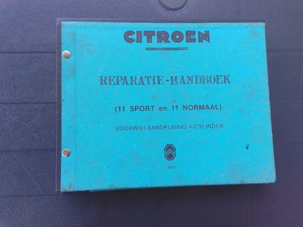 Citroën Traction 11 Reparatiehandboek Nederlands Citrofiel, Ophalen of Verzenden, Gelezen, Citroën